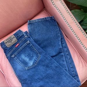 WRANGLERS DARK WASH JEANS